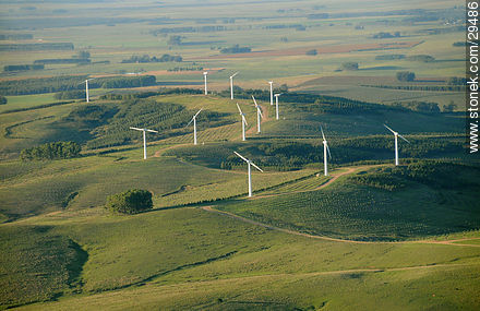 Wind turbines in Rocha - Department of Rocha - URUGUAY. Foto No. 29486