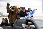 Recibimiento de la Selección Uruguaya de Fútbol en la rambla de Pocitos de Montevideo el 13 de Julio de 2010. - Foto #38181