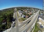 Vista aérea del cruce de la Avenida Eugenio Garzón con el Bulevar Batlle y Ordóñez - Foto #61126