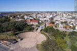 Foto aérea del Parque Roosevelt, hotel Fray Bentos, Av. 18 de Julio - Foto #65850