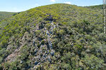 Vista aérea de un sector de la Quebrada de los Cuervos. Mirador - Foto #70274