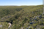 Vista aérea de un sector de la Quebrada de los Cuervos - Foto #70258