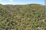 Vista aérea de un sector de la Quebrada de los Cuervos - Foto #70241