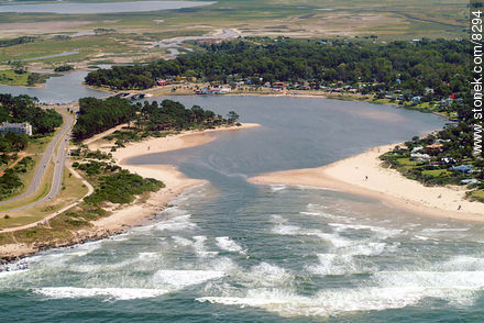 Desembocadura del Arroyo Maldonado - Punta del Este y balnearios cercanos - URUGUAY. Foto No. 8294