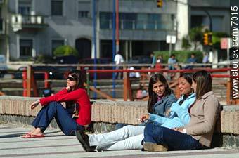 Pocitos promenade - Department of Montevideo - URUGUAY. Photo #7015