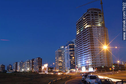 Rambla de la playa Mansa al atardecer - Punta del Este y balnearios cercanos - URUGUAY. Foto No. 7922