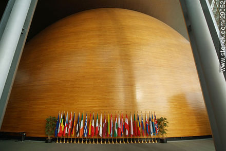Interior del Parlamento Europeo en Estrasburgo - Región de Alsacia - FRANCIA. Foto No. 29052