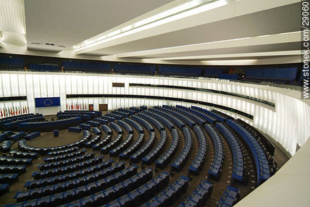 Sala de sesiones del Parlamento Europeo - Región de Alsacia - FRANCIA. Foto No. 29060