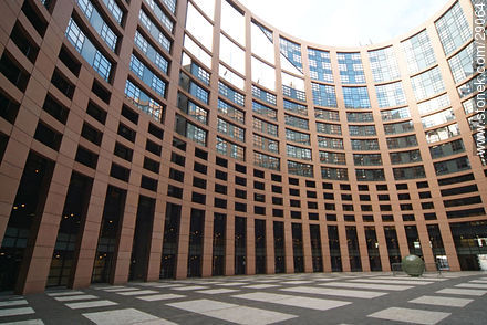 Interior del Parlamento Europeo en Estrasburgo - Región de Alsacia - FRANCIA. Foto No. 29064