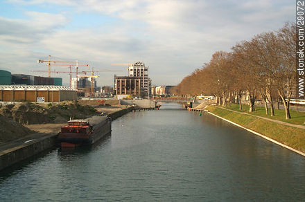 Canal del río Rin. - Región de Alsacia - FRANCIA. Foto No. 29072