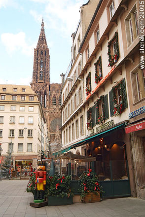 Gutenberg square. - Region of Alsace - FRANCE. Photo #29095