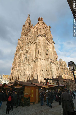 Cathedral of Strasbourg - Region of Alsace - FRANCE. Photo #29097