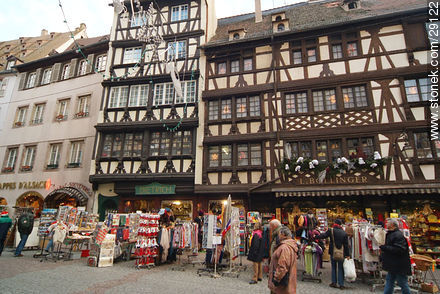 Rue Merciere. Recuerdos de Estrasburgo. J. Bollinger. Dietrich - Región de Alsacia - FRANCIA. Foto No. 29122