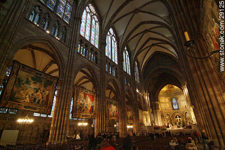 Inside the Cathedral of Strasbourg - Region of Alsace - FRANCE. Photo #29125