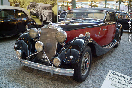Mercedes Benz Cabriolet 500, 1936 - Región de Alsacia - FRANCIA. Foto No. 27750
