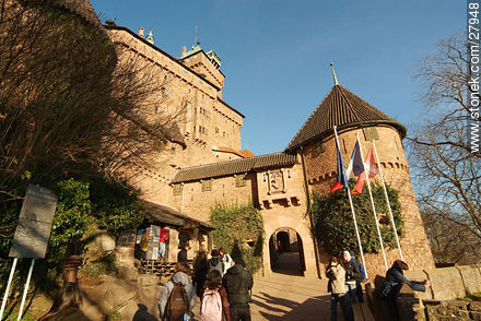 Haut-Koenigsbourg castle - Region of Alsace - FRANCE. Foto No. 27948