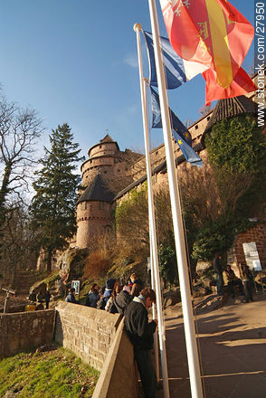 Haut-Koenigsbourg castle - Region of Alsace - FRANCE. Photo #27950