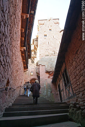Haut-Koenigsbourg castle - Region of Alsace - FRANCE. Photo #27960