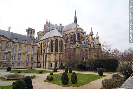 Catedral de Reims en la región de Champaña-Ardenas, departamento de Arne -  - FRANCIA. Foto No. 27652