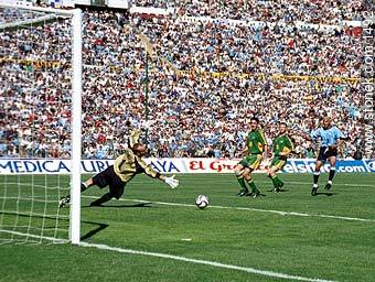 First goal, Dario Silva -  - URUGUAY. Photo #1492