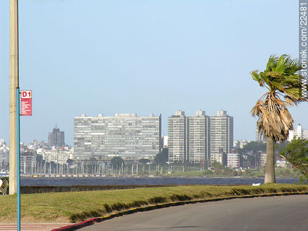 Punta del Descanso en Malvín. - Departamento de Montevideo - URUGUAY. Foto No. 22481