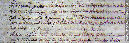 Manuscrito del siglo XVIII -  - IMÁGENES VARIAS. Foto No. 22645