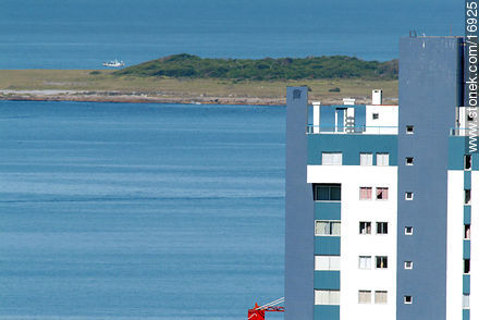 Vista de edificios de la Mansa - Punta del Este y balnearios cercanos - URUGUAY. Foto No. 16925