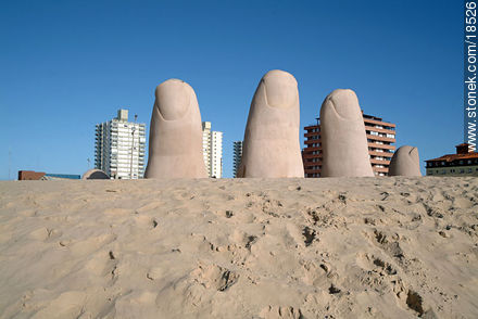 Los Dedos at Playa Brava in Punta del Este - Punta del Este and its near resorts - URUGUAY. Photo #18526