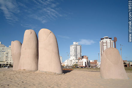 Los Dedos at Playa Brava in Punta del Este - Punta del Este and its near resorts - URUGUAY. Photo #18533