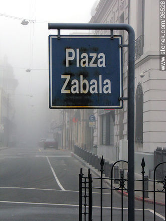Zabala Square - Department of Montevideo - URUGUAY. Photo #26528