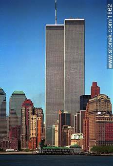 MANHATTAN SUR - WTC desde el sur - Estado de Nueva York - EE.UU.-CANADÁ. Foto No. 1862