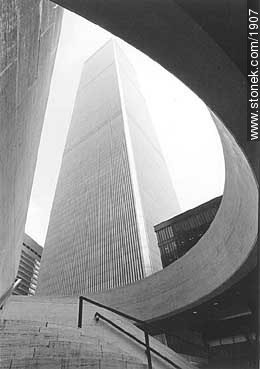WTC desde el Bankers Trust - Estado de Nueva York - EE.UU.-CANADÁ. Foto No. 1907