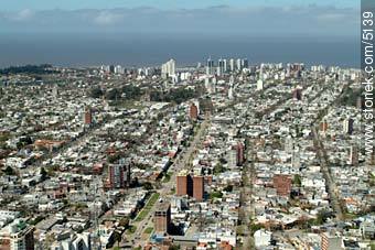 South view of L. A. de Herrera Ave. - Department of Montevideo - URUGUAY. Photo #5139