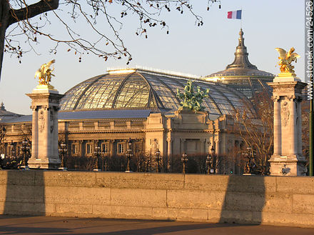 Grand Palais. Pont Alexandre III - Paris - FRANCE. Foto No. 24526