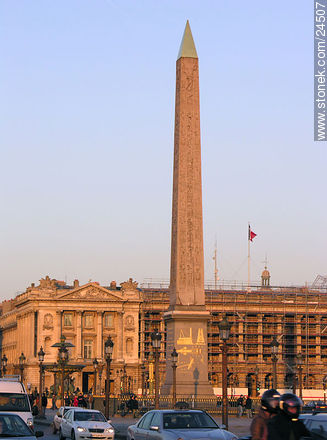 Obelisco de la Place de la Concorde - París - FRANCIA. Foto No. 24507
