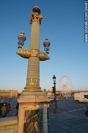 Place de la Concorde - París - FRANCIA. Foto No. 24481