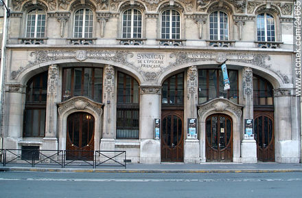 Syndicat de L'Epicerie Française. Art Nouveau Rue du Renard - París - FRANCIA. Foto No. 24665