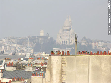 Basilique du Sacre Coeur desde el centro G. Pompidou - París - FRANCIA. Foto No. 24697