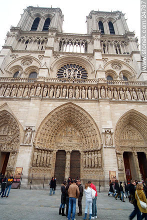 Catedral Notre Dame - París - FRANCIA. Foto No. 24787