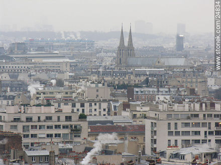 Vista desde la tour Eiffel - París - FRANCIA. Foto No. 24834