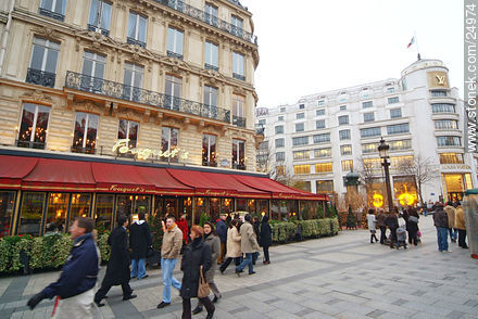 Fouguet's en Champs Elysées - París - FRANCIA. Foto No. 24974