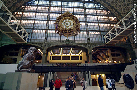 Interior del Musée d'Orsay - París - FRANCIA. Foto No. 25660