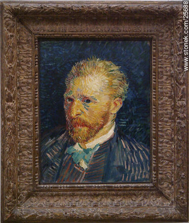 Vincent Van Gogh (1853-1890). Portrait de l'artiste (1889) - Paris - FRANCE. Foto No. 25688
