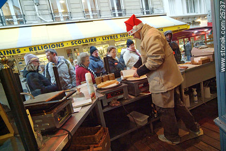 Cocinero de Papa Noel - París - FRANCIA. Foto No. 25737