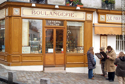 Boulangerie en la Place du Tertre - París - FRANCIA. Foto No. 25820