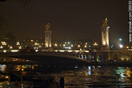 Pont Alexandre III - París - FRANCIA. Foto No. 26030