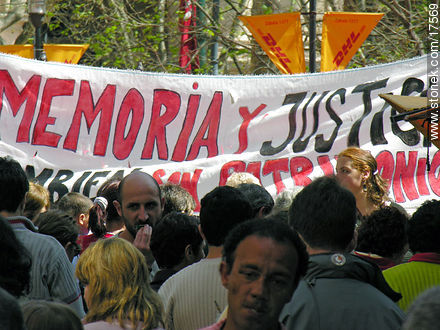 Memoria y justicia - Departamento de Montevideo - URUGUAY. Foto No. 17569