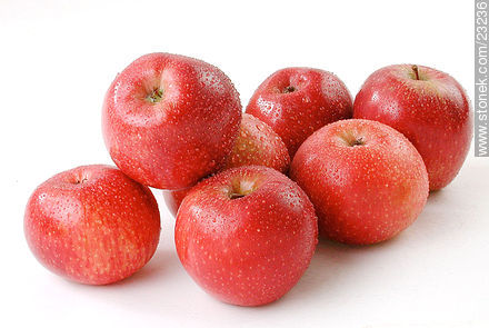 Manzanas rociadas con agua -  - IMÁGENES VARIAS. Foto No. 23236