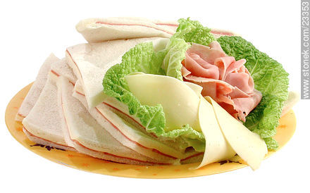 Sandwiches de jamón y de queso -  - IMÁGENES VARIAS. Foto No. 23353