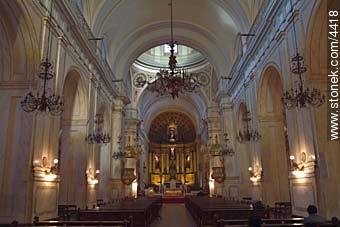 Inside Metropolitan Cathedral. - Department of Montevideo - URUGUAY. Photo #4418